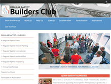 Tablet Screenshot of baptistbuildersclub.org